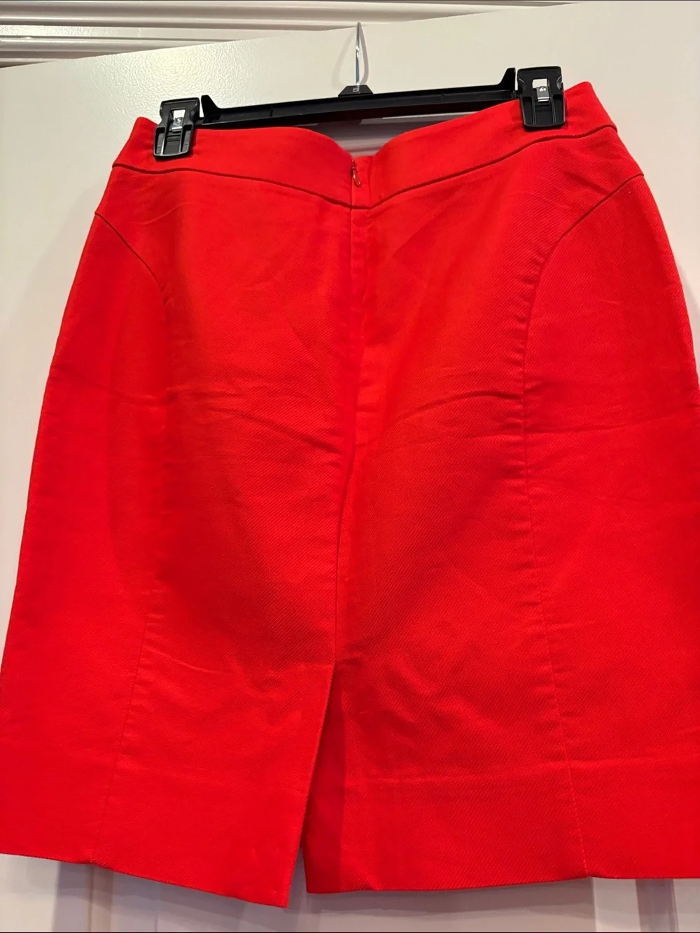 J. Crew Bright Red Pencil Skirt